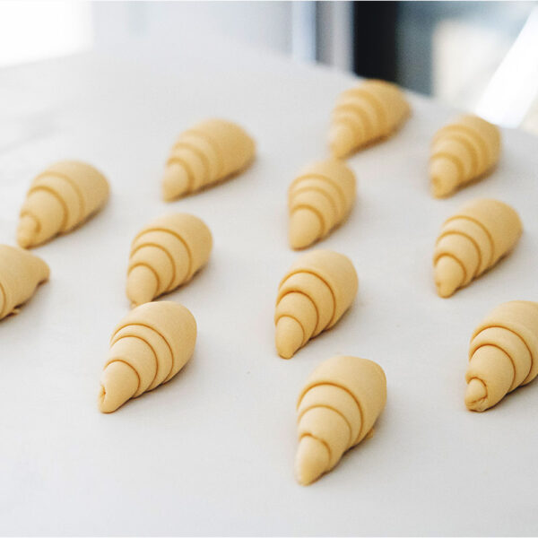 Cornetti Mignon Tutto Burro da Lievitare - 150 pezzi