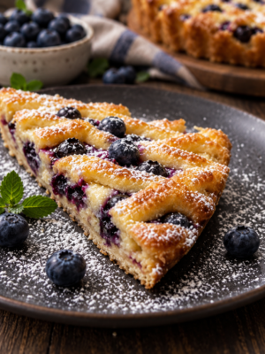 Crostata ricotta e Mirtilli